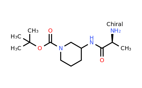 CAS 1354023-58-7 | tert-Butyl 3-((S)-2-aminopropanamido)piperidine-1-carboxylate