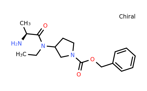 CAS 1354023-73-6 | Benzyl 3-((S)-2-amino-N-ethylpropanamido)pyrrolidine-1-carboxylate