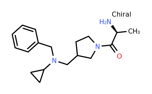 CAS 1354023-86-1 | (2S)-2-Amino-1-(3-((benzyl(cyclopropyl)amino)methyl)pyrrolidin-1-yl)propan-1-one