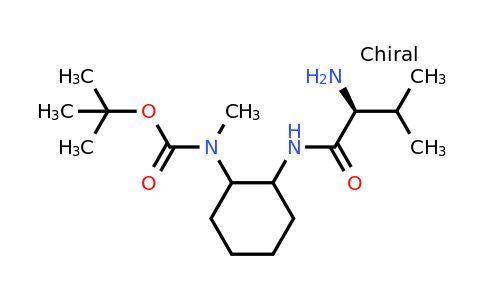 CAS 1354024-01-3 | tert-Butyl (2-((S)-2-amino-3-methylbutanamido)cyclohexyl)(methyl)carbamate