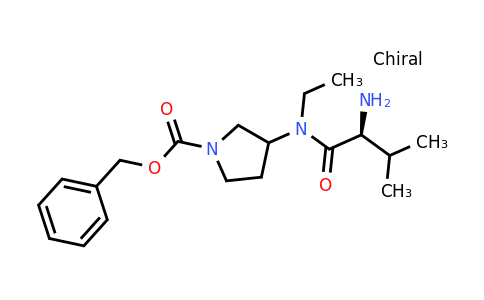 CAS 1354024-29-5 | Benzyl 3-((S)-2-amino-N-ethyl-3-methylbutanamido)pyrrolidine-1-carboxylate