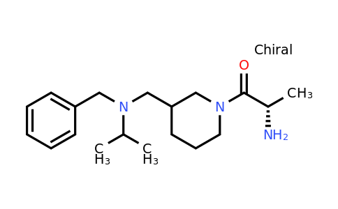 CAS 1354024-62-6 | (2S)-2-Amino-1-(3-((benzyl(isopropyl)amino)methyl)piperidin-1-yl)propan-1-one