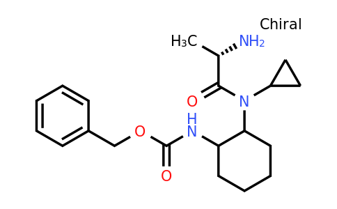 CAS 1354024-68-2 | Benzyl (2-((S)-2-amino-N-cyclopropylpropanamido)cyclohexyl)carbamate