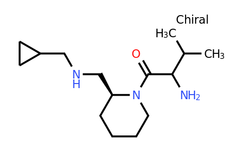 2-Amino-1-((S)-2-(((cyclopropylmethyl)amino)methyl)piperidin-1-yl)-3-methylbutan-1-one