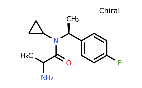 CAS 1354024-92-2 | 2-Amino-N-cyclopropyl-N-((S)-1-(4-fluorophenyl)ethyl)propanamide