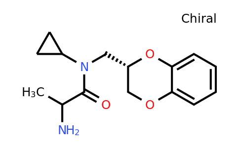 2-Amino-N-cyclopropyl-N-(((S)-2,3-dihydrobenzo[b][1,4]dioxin-2-yl)methyl)propanamide