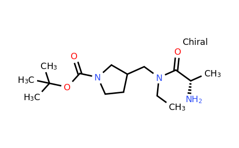 CAS 1354025-21-0 | tert-Butyl 3-(((S)-2-amino-N-ethylpropanamido)methyl)pyrrolidine-1-carboxylate