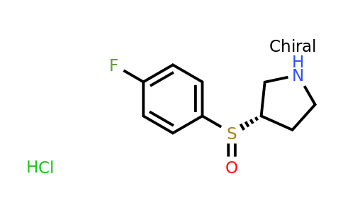 CAS 1354025-28-7 | (3S)-3-((4-Fluorophenyl)sulfinyl)pyrrolidine hydrochloride