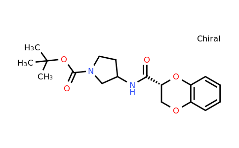 CAS 1354025-31-2 | tert-Butyl 3-((R)-2,3-dihydrobenzo[b][1,4]dioxine-2-carboxamido)pyrrolidine-1-carboxylate