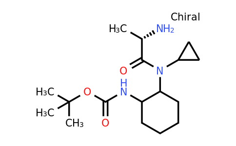 CAS 1354025-32-3 | tert-Butyl (2-((S)-2-amino-N-cyclopropylpropanamido)cyclohexyl)carbamate