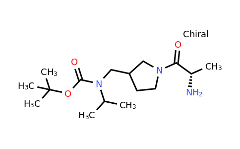 CAS 1354025-33-4 | tert-Butyl ((1-((S)-2-aminopropanoyl)pyrrolidin-3-yl)methyl)(isopropyl)carbamate