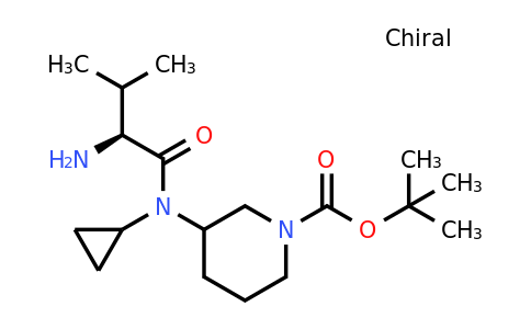 CAS 1354025-35-6 | tert-Butyl 3-((S)-2-amino-N-cyclopropyl-3-methylbutanamido)piperidine-1-carboxylate