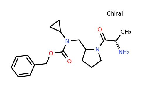 CAS 1354025-76-5 | Benzyl ((1-((S)-2-aminopropanoyl)pyrrolidin-2-yl)methyl)(cyclopropyl)carbamate