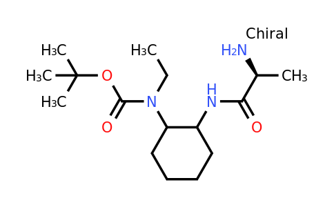 CAS 1354025-98-1 | tert-Butyl (2-((S)-2-aminopropanamido)cyclohexyl)(ethyl)carbamate