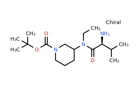 CAS 1354026-04-2 | tert-Butyl 3-((S)-2-amino-N-ethyl-3-methylbutanamido)piperidine-1-carboxylate