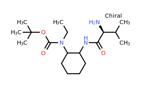 CAS 1354026-16-6 | tert-Butyl (2-((S)-2-amino-3-methylbutanamido)cyclohexyl)(ethyl)carbamate