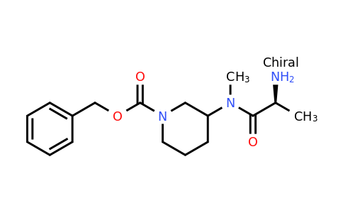 CAS 1354026-17-7 | Benzyl 3-((S)-2-amino-N-methylpropanamido)piperidine-1-carboxylate