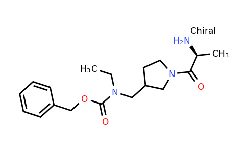 CAS 1354026-27-9 | Benzyl ((1-((S)-2-aminopropanoyl)pyrrolidin-3-yl)methyl)(ethyl)carbamate