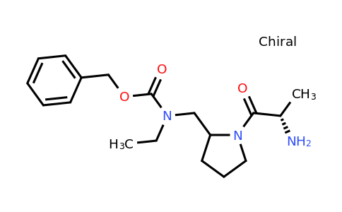 CAS 1354026-89-3 | Benzyl ((1-((S)-2-aminopropanoyl)pyrrolidin-2-yl)methyl)(ethyl)carbamate