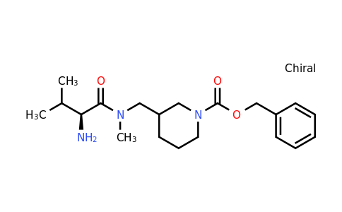 CAS 1354026-90-6 | Benzyl 3-(((S)-2-amino-N,3-dimethylbutanamido)methyl)piperidine-1-carboxylate
