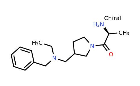 CAS 1354027-10-3 | (2S)-2-Amino-1-(3-((benzyl(ethyl)amino)methyl)pyrrolidin-1-yl)propan-1-one