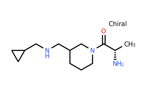 CAS 1354027-82-9 | (2S)-2-Amino-1-(3-(((cyclopropylmethyl)amino)methyl)piperidin-1-yl)propan-1-one