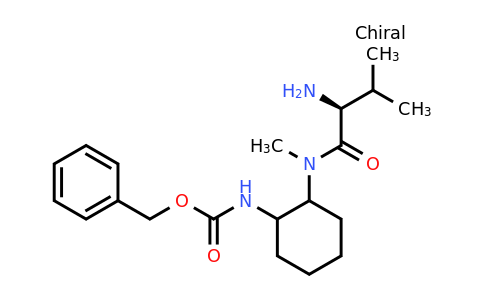 CAS 1354027-85-2 | Benzyl (2-((S)-2-amino-N,3-dimethylbutanamido)cyclohexyl)carbamate