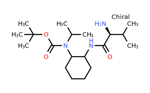 CAS 1354028-08-2 | tert-Butyl (2-((S)-2-amino-3-methylbutanamido)cyclohexyl)(isopropyl)carbamate