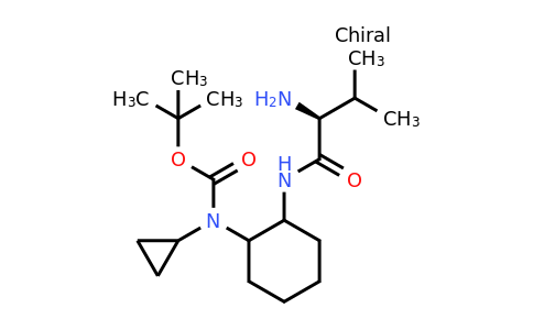 CAS 1354028-20-8 | tert-Butyl (2-((S)-2-amino-3-methylbutanamido)cyclohexyl)(cyclopropyl)carbamate