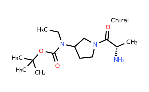 CAS 1354028-40-2 | tert-Butyl (1-((S)-2-aminopropanoyl)pyrrolidin-3-yl)(ethyl)carbamate