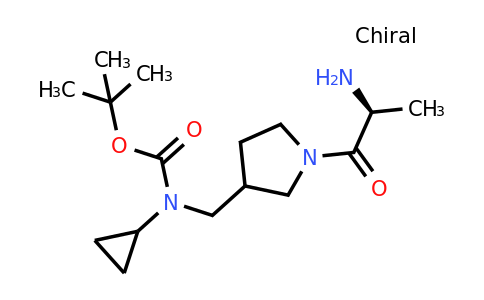 CAS 1354028-52-6 | tert-Butyl ((1-((S)-2-aminopropanoyl)pyrrolidin-3-yl)methyl)(cyclopropyl)carbamate