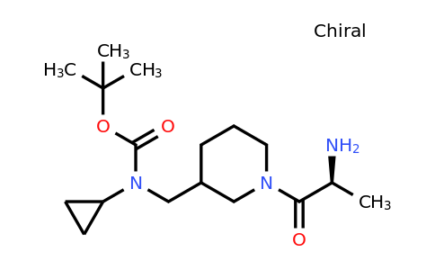 CAS 1354028-64-0 | tert-Butyl ((1-((S)-2-aminopropanoyl)piperidin-3-yl)methyl)(cyclopropyl)carbamate
