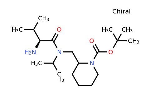 CAS 1354028-69-5 | tert-Butyl 2-(((S)-2-amino-N-isopropyl-3-methylbutanamido)methyl)piperidine-1-carboxylate