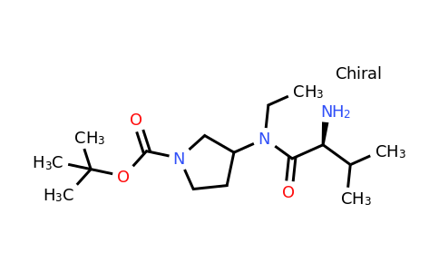 CAS 1354028-82-2 | tert-Butyl 3-((S)-2-amino-N-ethyl-3-methylbutanamido)pyrrolidine-1-carboxylate