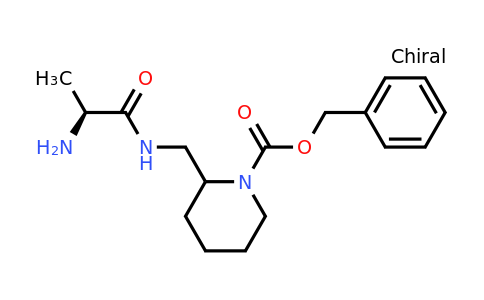 CAS 1354028-99-1 | Benzyl 2-(((S)-2-aminopropanamido)methyl)piperidine-1-carboxylate