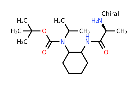 CAS 1354029-19-8 | tert-Butyl (2-((S)-2-aminopropanamido)cyclohexyl)(isopropyl)carbamate