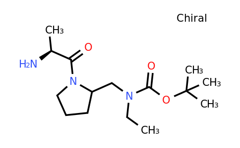 CAS 1354029-21-2 | tert-Butyl ((1-((S)-2-aminopropanoyl)pyrrolidin-2-yl)methyl)(ethyl)carbamate