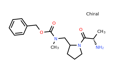 CAS 1354029-31-4 | Benzyl ((1-((S)-2-aminopropanoyl)pyrrolidin-2-yl)methyl)(methyl)carbamate