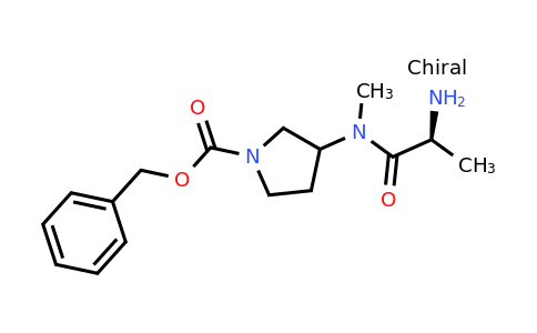 CAS 1354029-61-0 | Benzyl 3-((S)-2-amino-N-methylpropanamido)pyrrolidine-1-carboxylate