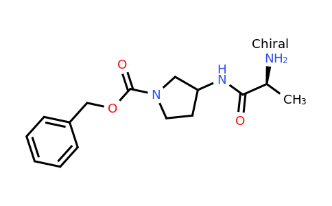 CAS 1354029-74-5 | Benzyl 3-((S)-2-aminopropanamido)pyrrolidine-1-carboxylate