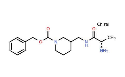 CAS 1354029-75-6 | Benzyl 3-(((S)-2-aminopropanamido)methyl)piperidine-1-carboxylate