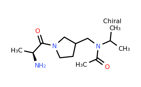 CAS 1354032-93-1 | N-((1-((S)-2-Aminopropanoyl)pyrrolidin-3-yl)methyl)-N-isopropylacetamide