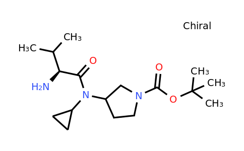 CAS 1354033-09-2 | tert-Butyl 3-((S)-2-amino-N-cyclopropyl-3-methylbutanamido)pyrrolidine-1-carboxylate