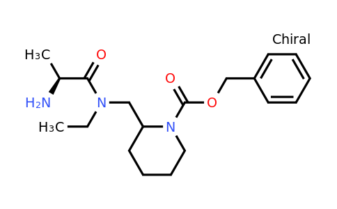 CAS 1354033-12-7 | Benzyl 2-(((S)-2-amino-N-ethylpropanamido)methyl)piperidine-1-carboxylate