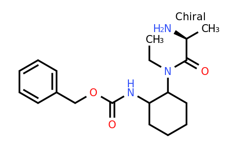 CAS 1354033-13-8 | Benzyl (2-((S)-2-amino-N-ethylpropanamido)cyclohexyl)carbamate