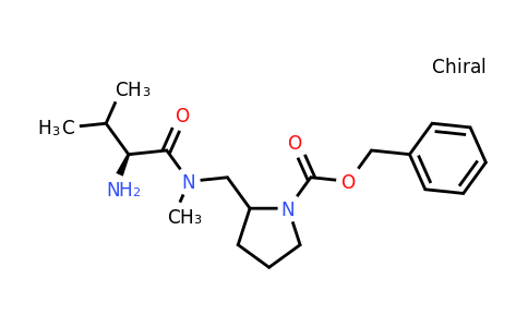 CAS 1354033-14-9 | Benzyl 2-(((S)-2-amino-N,3-dimethylbutanamido)methyl)pyrrolidine-1-carboxylate