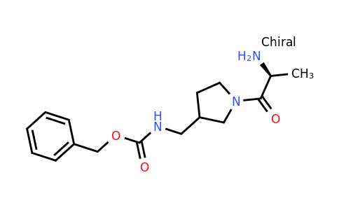 CAS 1354033-30-9 | Benzyl ((1-((S)-2-aminopropanoyl)pyrrolidin-3-yl)methyl)carbamate