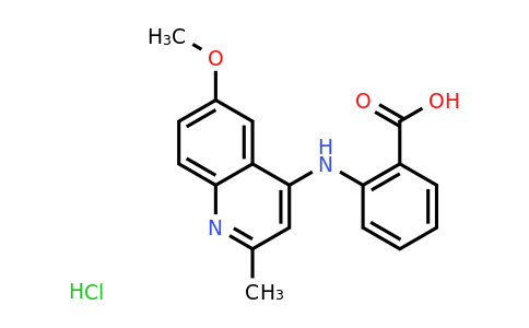 CAS 1354543-09-1 | 2-((6-Methoxy-2-methylquinolin-4-yl)amino)benzoic acid hydrochloride