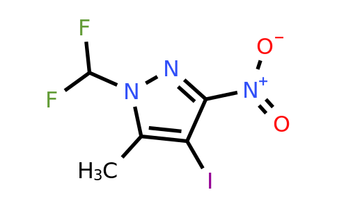 CAS 1354704-38-3 | 1-(Difluoromethyl)-4-iodo-5-methyl-3-nitro-1H-pyrazole
