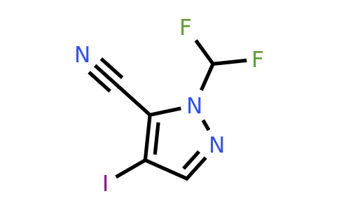 CAS 1354705-71-7 | 1-(Difluoromethyl)-4-iodo-1H-pyrazole-5-carbonitrile